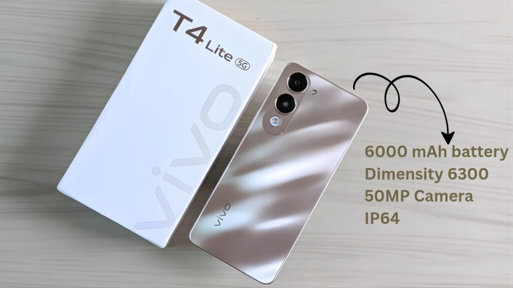 Vivo T4 Lite 5G : Smooth Performance, Reliable Camera and Long Battery Life