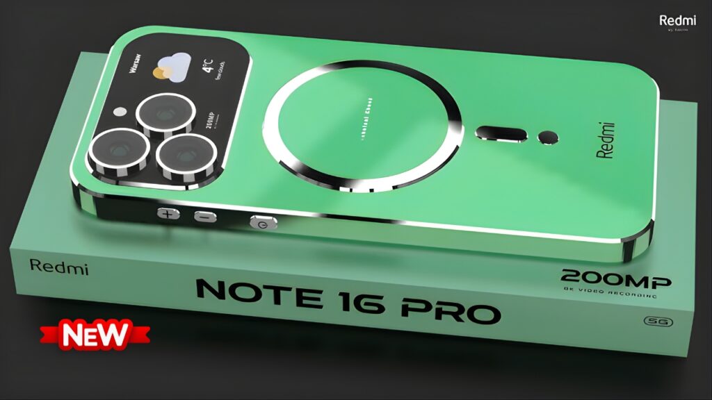 Redmi Note 16 Pro 5G Launched: 200MP Camera, AMOLED Display, and Fast Charging Power